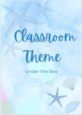 Under the Sea Classroom Decor Bundle | Editable | Ocean Th
