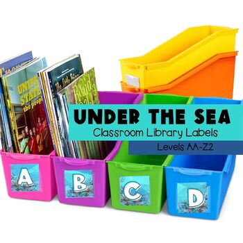 Preview of Under the Sea Classroom Library Labels