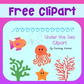 Preview of Free Under the Sea Clipart for Commercial Use