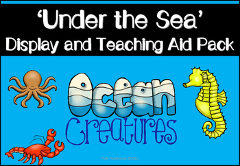 Preview of Under the Sea Display Pack, Fact Files and Flashcards