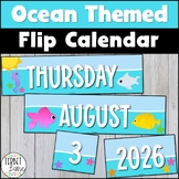 Under the Sea Flip Chart Calendar | Days in School