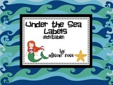 Under the Sea Labels-editable