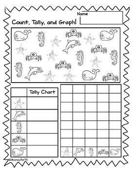 Printable Under the Sea Math Activities by Hooray for TK | TpT