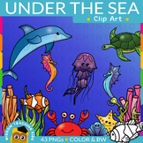 Under the Sea Ocean Animals Clip Art