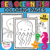 Under the Sea Ocean Fish Coloring Pages | End of the year 