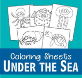 Under the Sea Ocean Fish Coloring Sheets