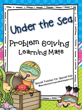 Preview of Under the Sea-- Ocean Interactive Problem Solving Math Mats