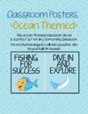 Under the Sea Ocean Theme Classroom Decor Posters