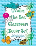 Under the Sea Ocean Themed Classrom Decor Set