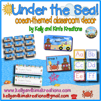 Preview of Under the Sea! {Ocean-Themed Classroom Décor}