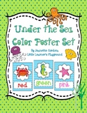 Under the Sea Ocean Themed Color Poster Set