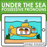 Under the Sea Possessive Pronouns Boom Cards | Speech Therapy