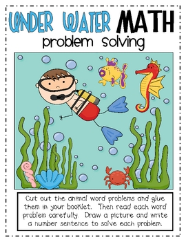 Under the Sea Problem Solving by Made For 1st Grade