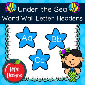 GRADE 5 WORD WALL WORDS WITH HEADERS - STAR THEME