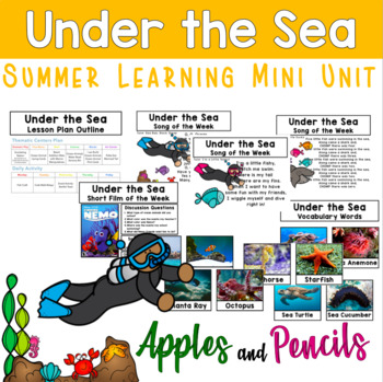 Preview of Under the Sea - Summer Learning Mini Unit