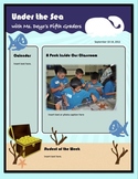 Under the Sea Theme Class Newsletter (Elementary or Middle)