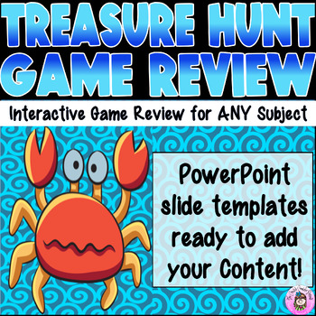 Sea Themed Editable Powerpoint Slideshow Template Interactive Review Game