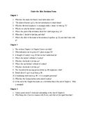 Under the Skin Chapters 1-3 Revision notes/Test