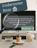 UnderCover Boss Worksheet, Job Skills- Season 2, 22 Episod