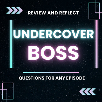 Preview of Undercover Boss Discussion Questions