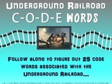 Underground Railroad CODE WORDS activity - Engaging PowerP