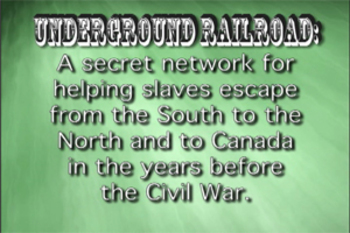 Preview of Underground Railroad - Educational Music Video - Song - Lesson Plan