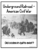 Underground Railroad Quilt Codes - Folklore or Fact?