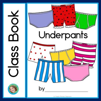 Underpants Class Book with Sight Words