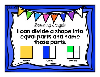 Understand Breaking Shapes Into Parts Common Core Math Resources