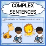 Complex Sentences - with Visual Supports - Receptive & Exp