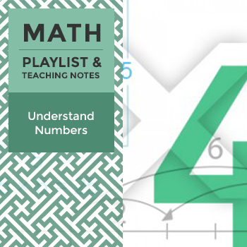 Preview of Understand Numbers - Playlist and Teaching Notes