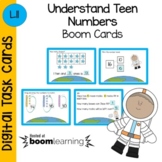 Understand Teen Numbers Boom Cards - Digital Task Cards