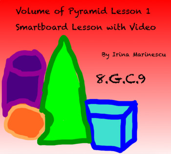 Preview of Samrtboard Math Lesson and Video - Volume of a Pyramid