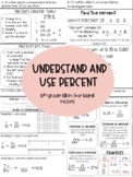 Understand and Use Percent enVision Mathematics Topic 6 Notes