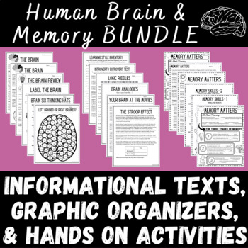 Preview of Understand the Human Brain and Memory BUNDLE