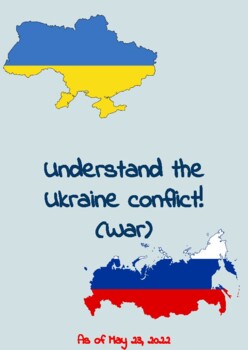 Preview of Understand the Ukraine conflict! Russia vs. Ukraine War (Worksheets)