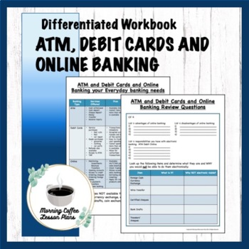 Preview of Understanding ATM, Debit, Online Banking, Differentiated work