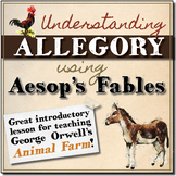 Understanding Allegory with the help of Aesop's Fables (An