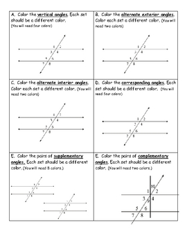 Preview of Understanding Angles: A Coloring Activity!