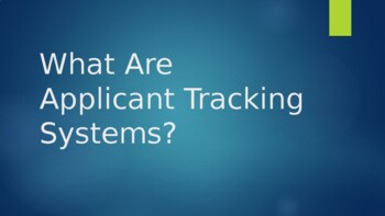 Preview of Understanding Applicant Tracking Systems (ATS) - Resume Writing