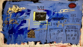 Preview of Understanding Art Painting Project inspired by Jean-Michel Basquiat