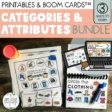 Understanding Attributes & Categories BUNDLE!