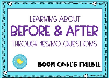 Understanding Before After Boom Cards Freebie By Speechiepeep