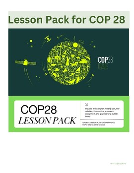 Preview of Understanding COP28 and Climate Change - FULL PACK