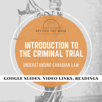 Preview of Understanding Canadian Law - The Criminal Trial Google Slides - Strand E