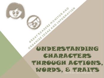 Preview of Understanding Characters Words Actions and Traits