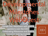 Understanding Children's Developmental Milestones WebQuest