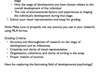 self developmental psychology essay