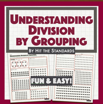 Preview of Understanding Division By Grouping Math Activity Fall Dividing