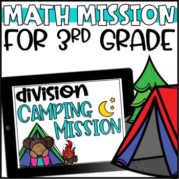 Preview of Understanding Division Escape Room or Math Mission for 3rd Grade